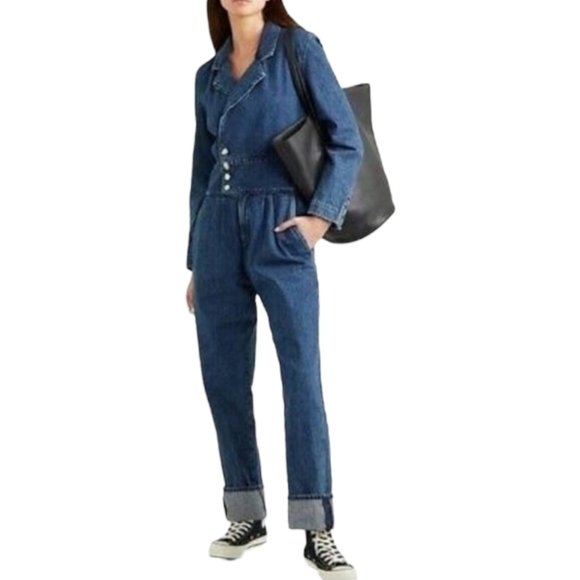 Agolde Luca Denim Jumpsuit - Picture 2 of 8